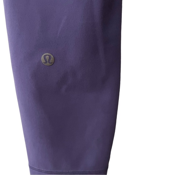 Lululemon Cropped High Rise leggings tights purple 4 athletic yoga running - Picture 8 of 14